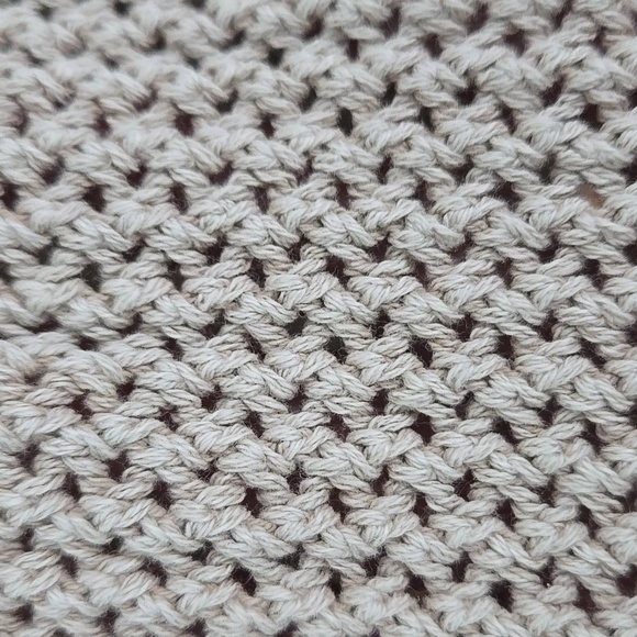 ZARA MENS COTTON WEAVE TEXTURED SWEATER SIZE XL TAUPE SAND - Picture 4 of 10